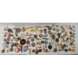 An uncollated collection of lapel badges and medallions: to include motor related insignia