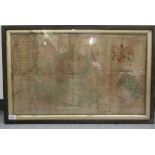 An early 17thC coloured map, 'London Borough of Edmonton and surrounding areas'  bears a text