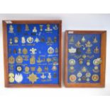 Approx. sixty military cap badges and other insignia, some copies: to include Cinque Ports, The