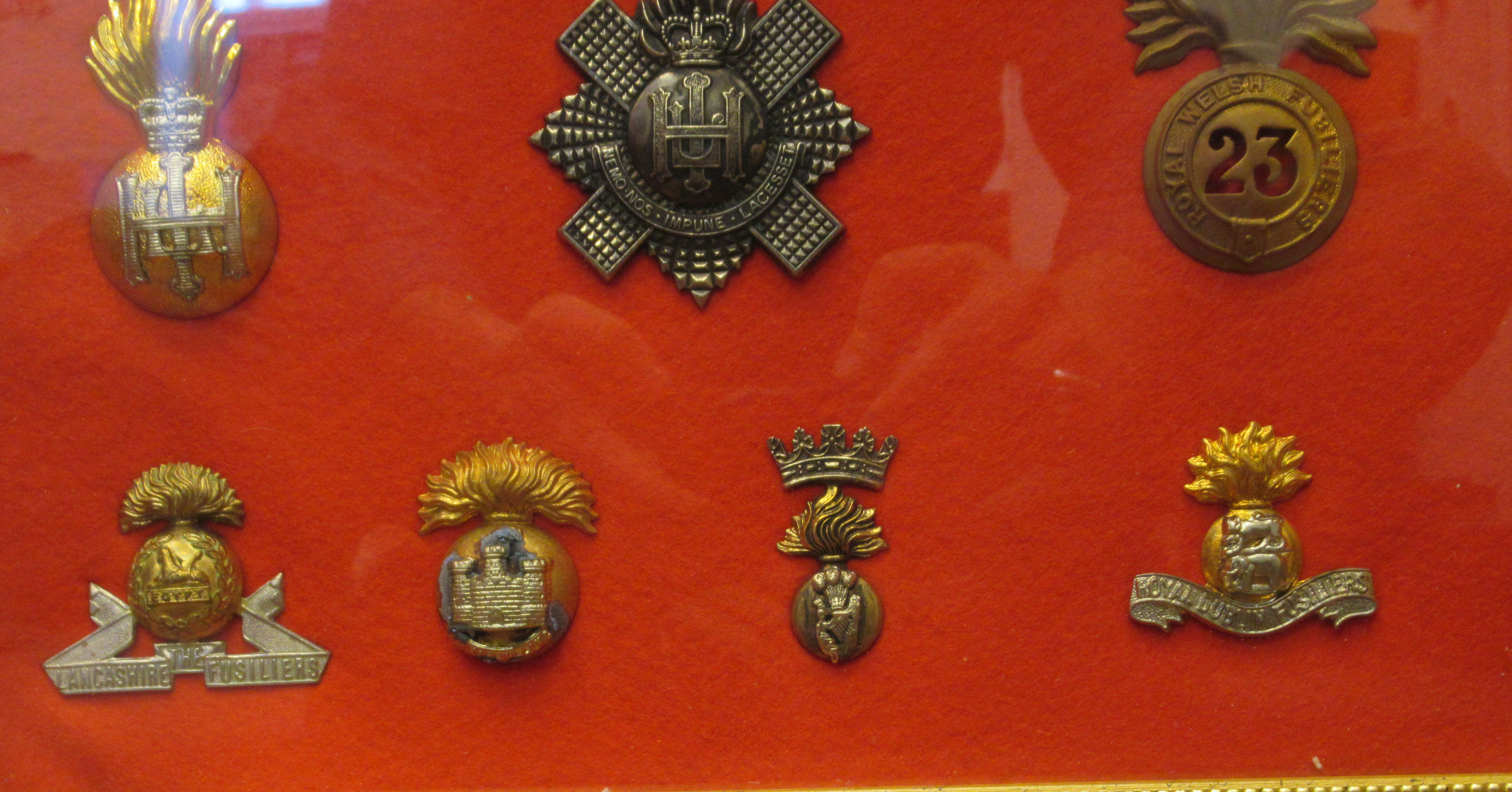Eleven military regimental cap badges and insignia, some copies: to include Royal Dublin Fusiliers - Image 3 of 3