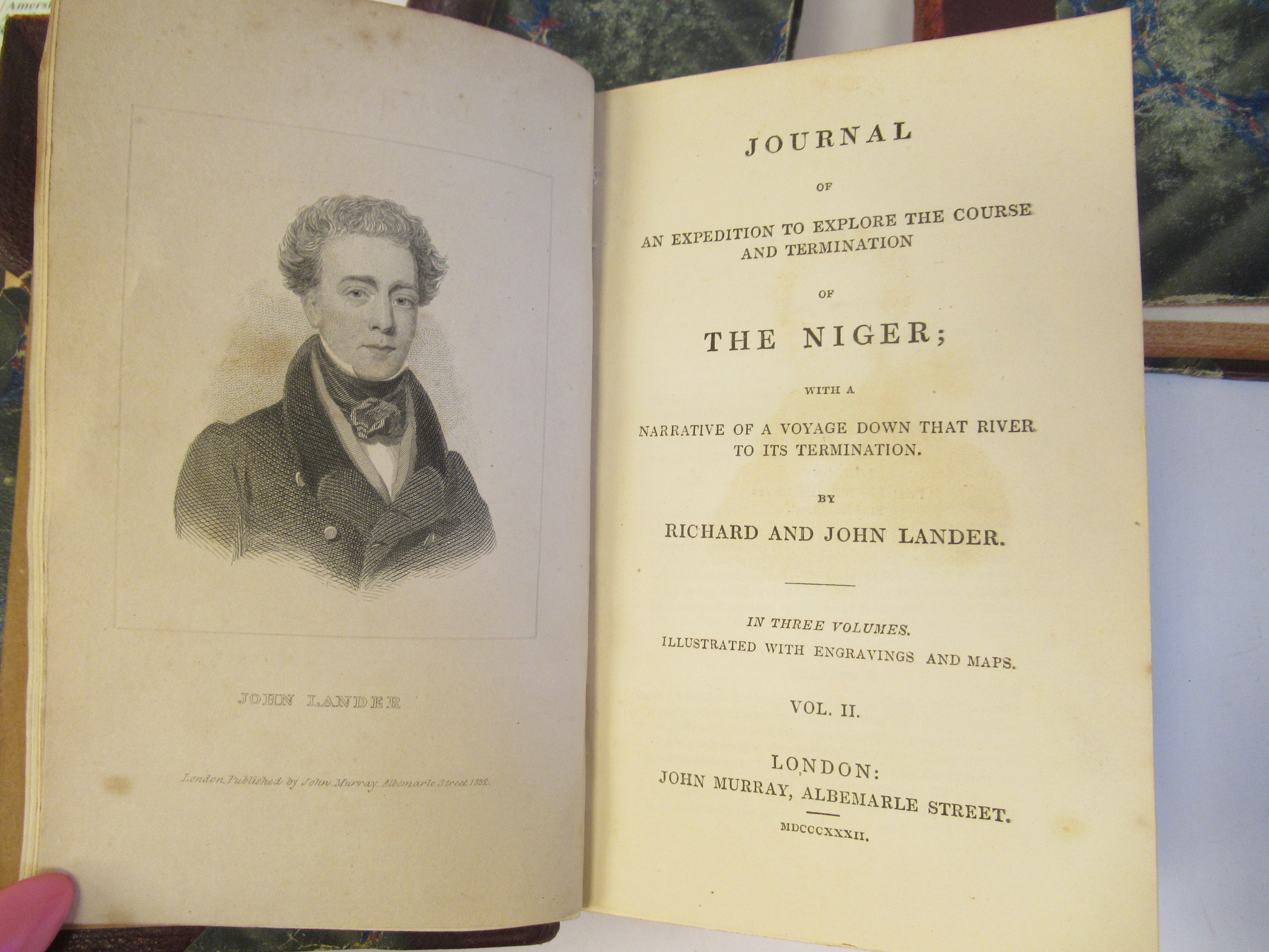 Books: 'Journal on Expedition to Explore the Course' and 'Termination of the Niger' by Richard and - Image 4 of 8