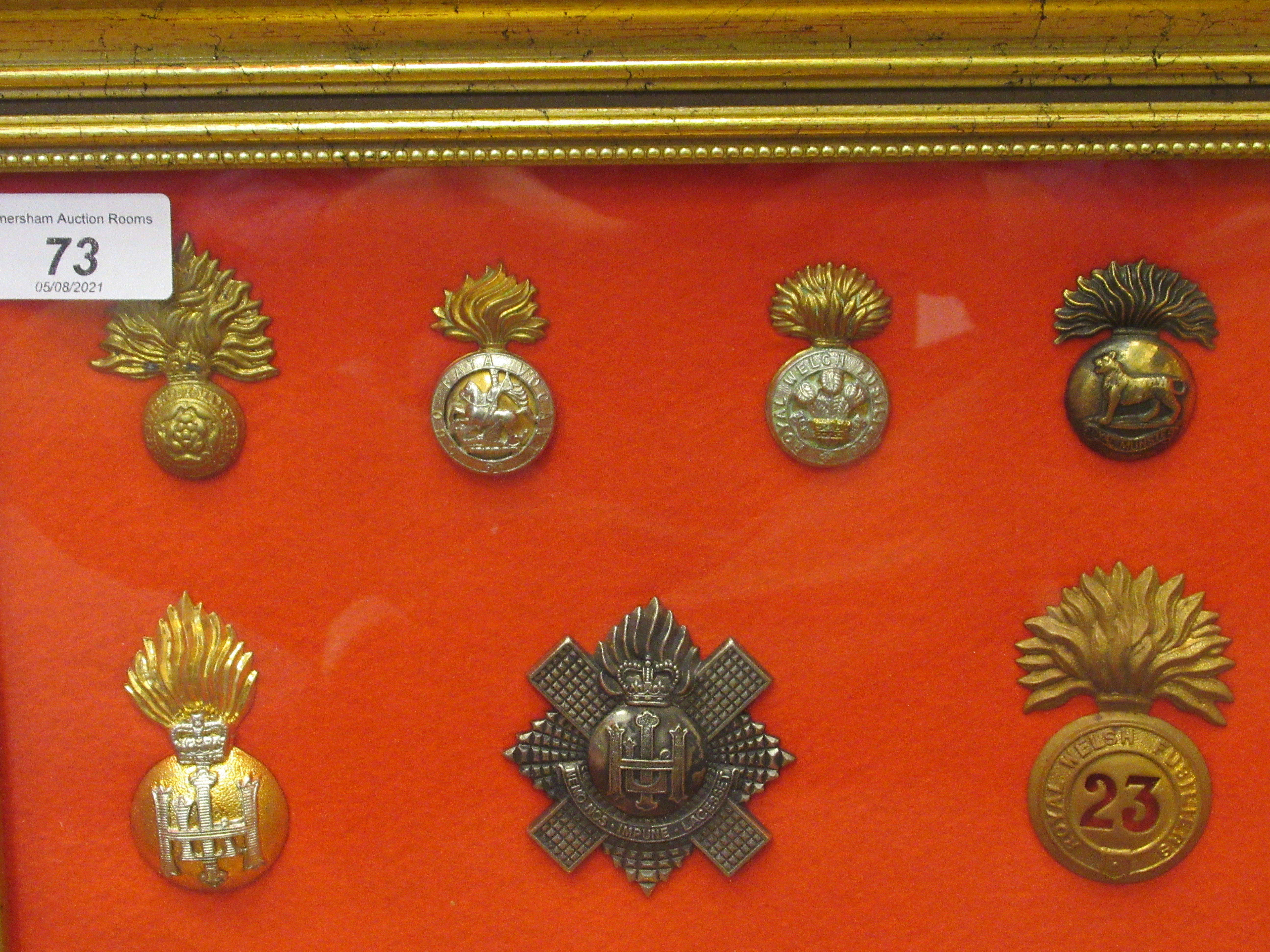 Eleven military regimental cap badges and insignia, some copies: to include Royal Dublin Fusiliers - Image 2 of 3