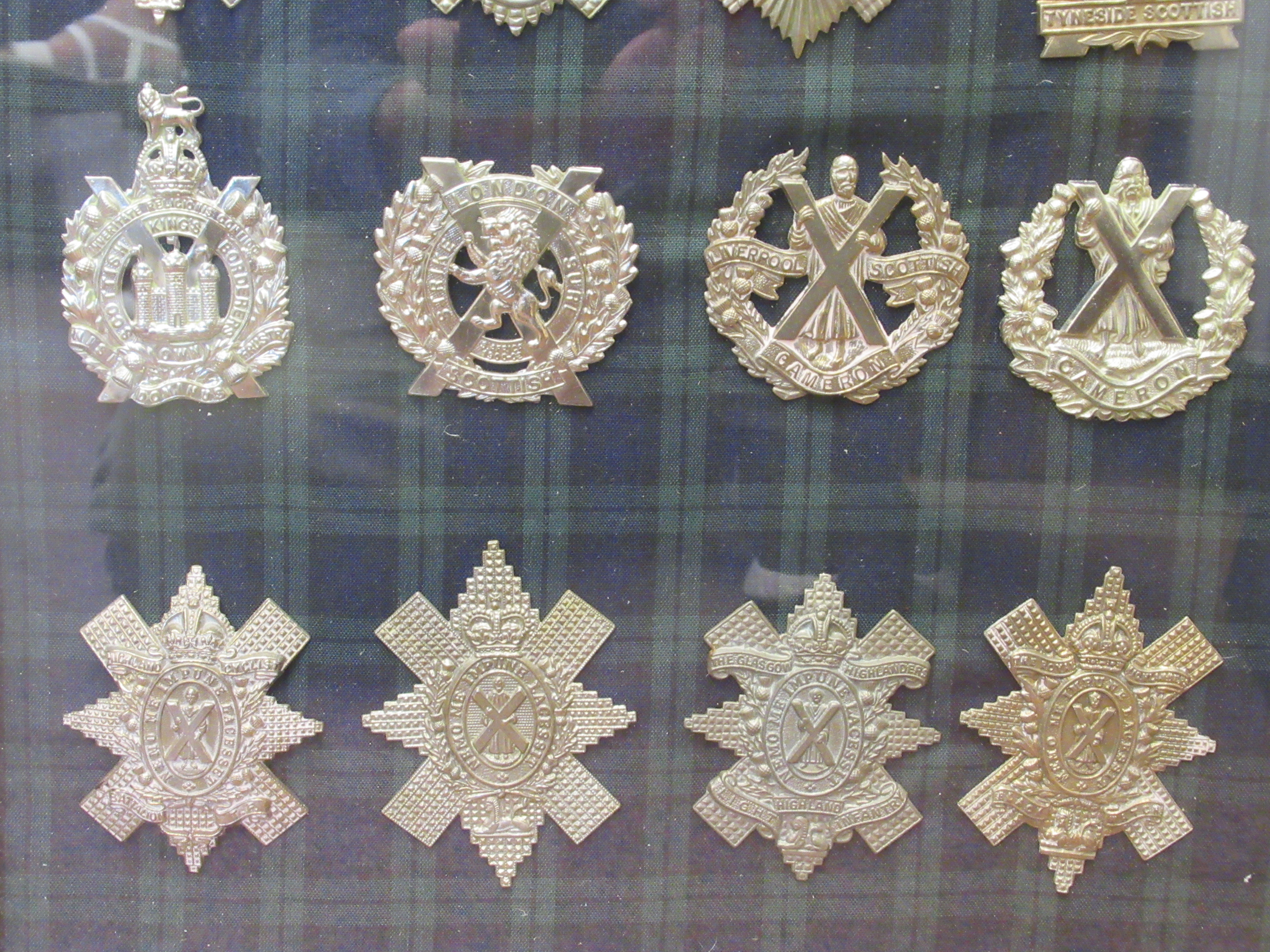 Fifteen Scottish military regimental cap badges, some copies: to include Kings Own Scottish - Image 2 of 2