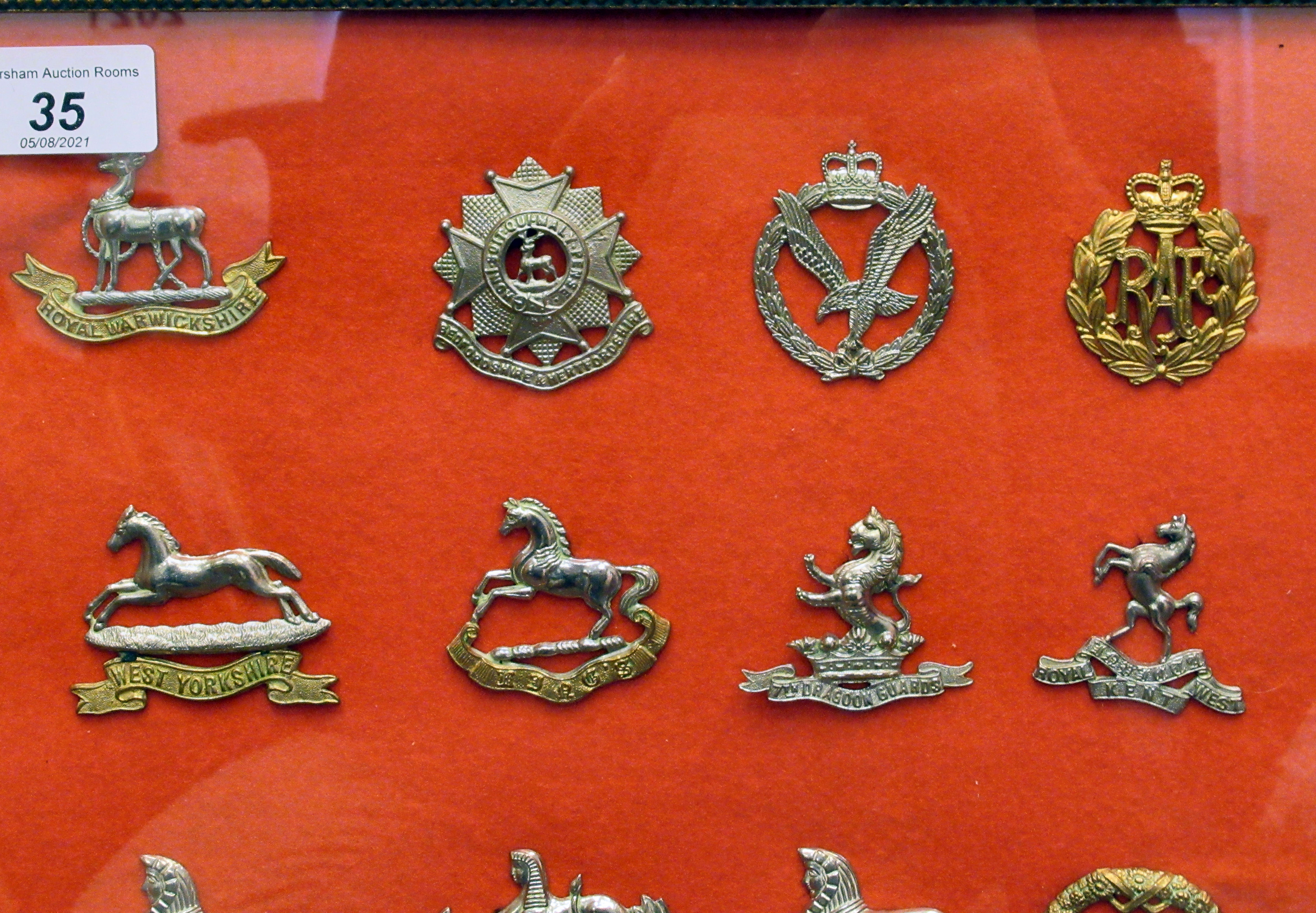 Twenty military regimental cap badges, some copies: to include The West Yorkshire, The Army - Image 2 of 3