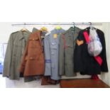 Three British and two German military uniforms: to include Royal Engineers