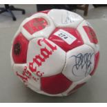 A signed Arsenal FC football