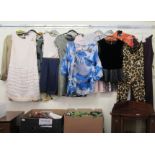 Ladies fashion accessories: to include silk tops  Size M/10; shoes  size 6; and handbags