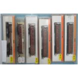 N gauge model railway accessories: to include four Arnold passenger coaches  boxed