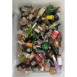 Approx. 300 spirit miniatures: to include whisky and liqueurs