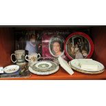 Royal commemorative collectables: to include a Charles and Diana plate  10"dia