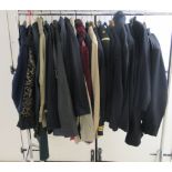 Twenty-four military uniforms and tunics  various sizes & completeness