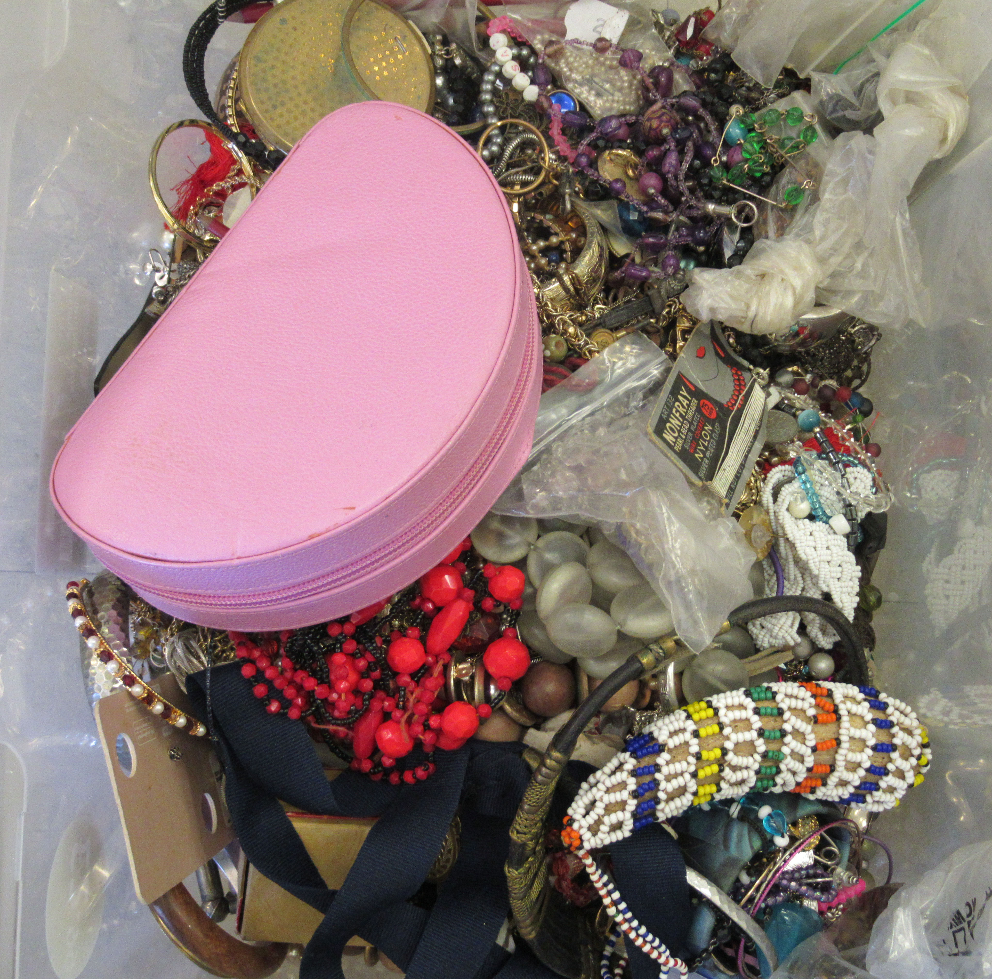 Costume jewellery: to include bangles, loose and string beads, faux pearls and earrings - Image 2 of 5