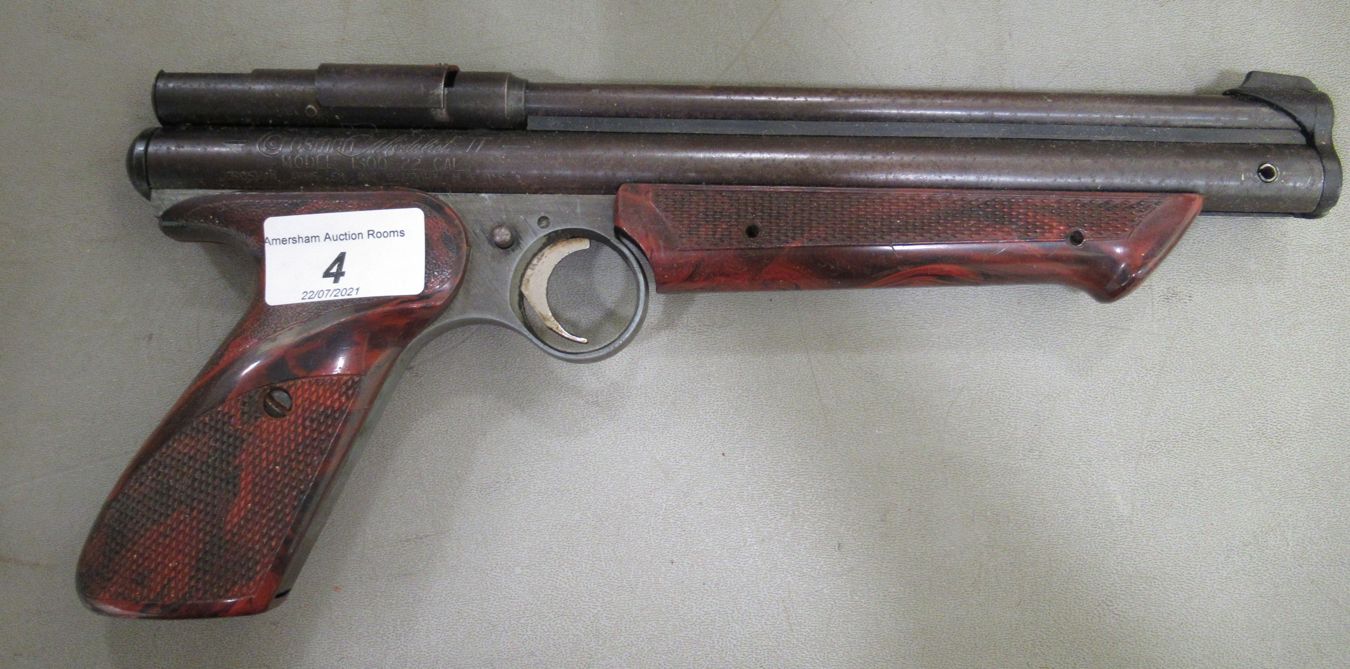 A Crossman Medalist II, model 1300 .22 calibre air pistol