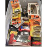 Uncollated diecast model vehicles: to include Land Rover, Range Rover and other off-road cars with