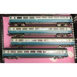 Four Hornby 00 gauge Inter City Mk3 coaches