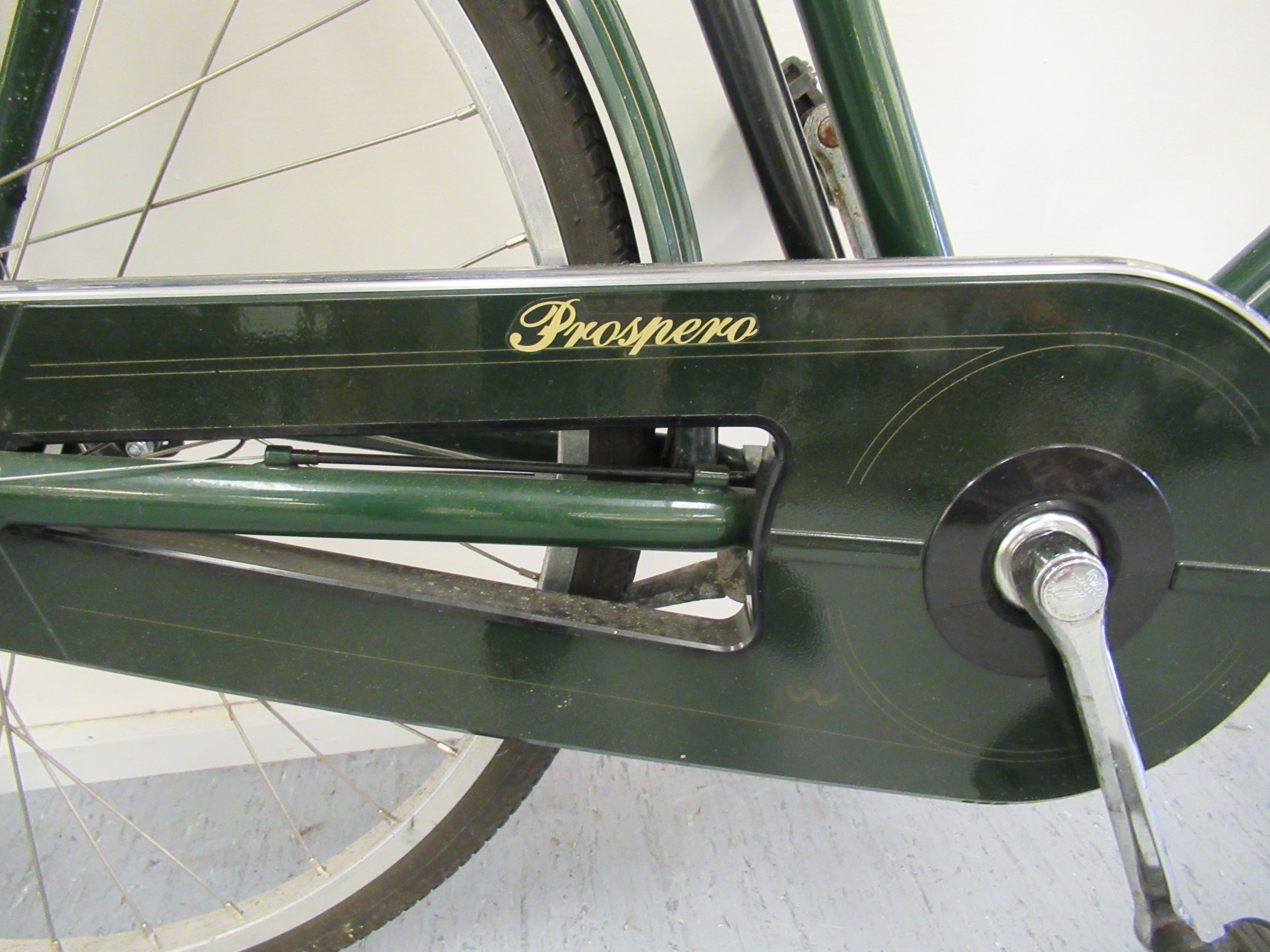 A gentleman's Pashley Prospero bicycle, in British racing green livery with a Brooks moulded hide - Image 2 of 5