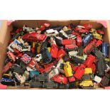 Uncollated diecast model vehicles: to include Minis, delivery Royal Mail and sports car with