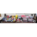 Uncollated diecast model vehicles: to include BMW, Fiat and other examples by Corgi  some boxed