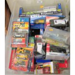 Uncollated diecast model vehicles: to include coastguard and Range Rovers  mostly boxed; and