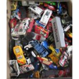 Uncollated diecast model vehicles: to include emergency service and sports cars with examples by