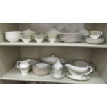 Royal Doulton china English Renaissance pattern tableware: to include serving dishes