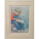 Raad - 'Bookworms'  Limited Edition coloured prints 95/369  bears a pencil signature  6" x 8"