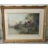 Joseph Hughes Clayton - 'A cottage near Chester'  watercolour  bears a signature with a label verso