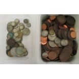 Uncollated British pre-decimal coins: to include pre-1946 examples and European pre-Euro examples