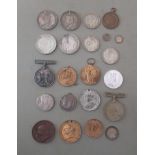 Uncollated coins and medals: to include a Victorian 1889 crown