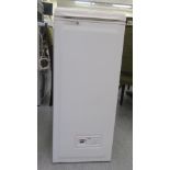 A Norfrost chest freezer with a hinged lid  33"h  13.5"w  21"deep