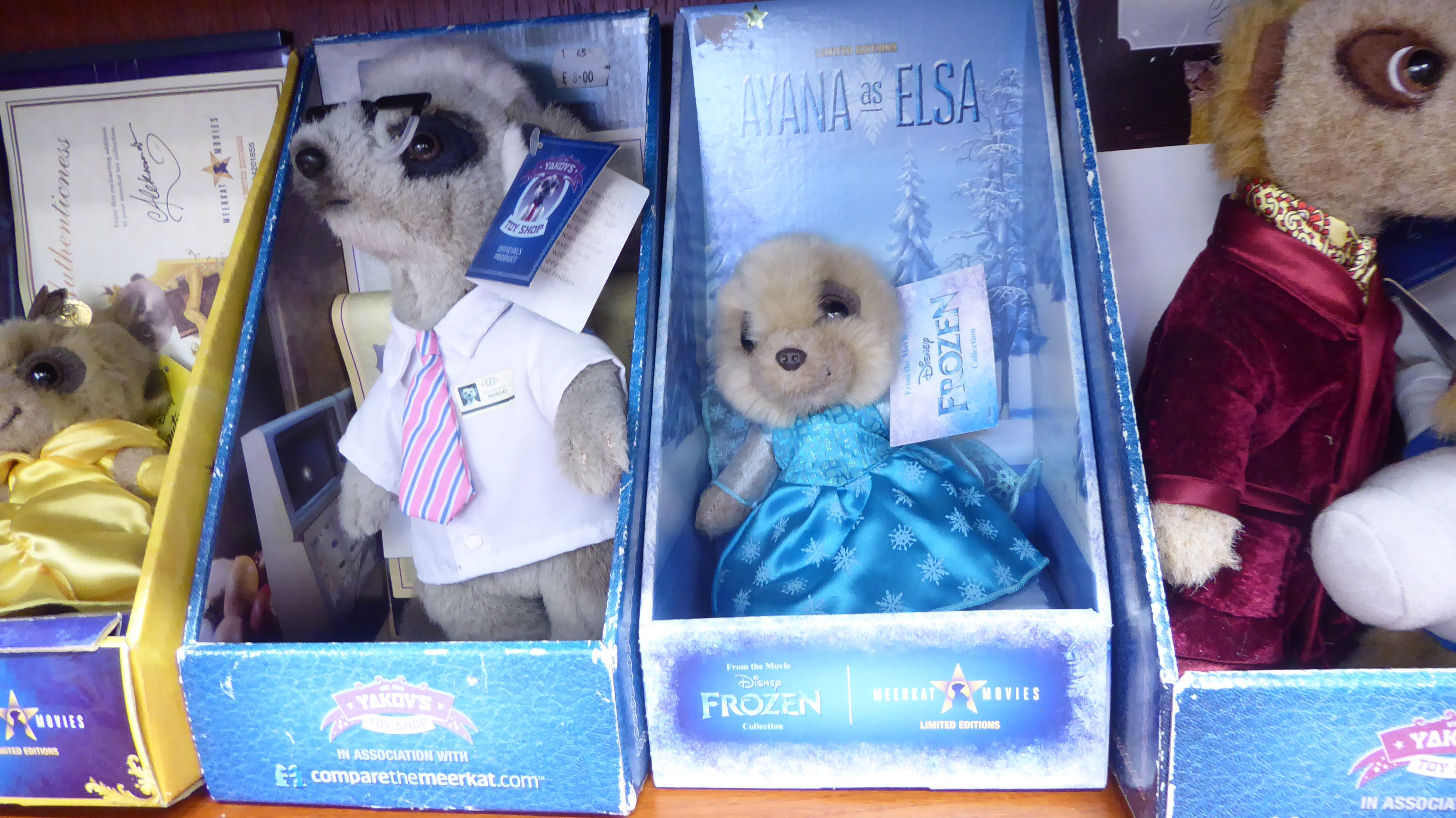 Promotional and other soft toys: to include Winnie the Pooh, Wallace and Compare the Meerkats - Image 3 of 4