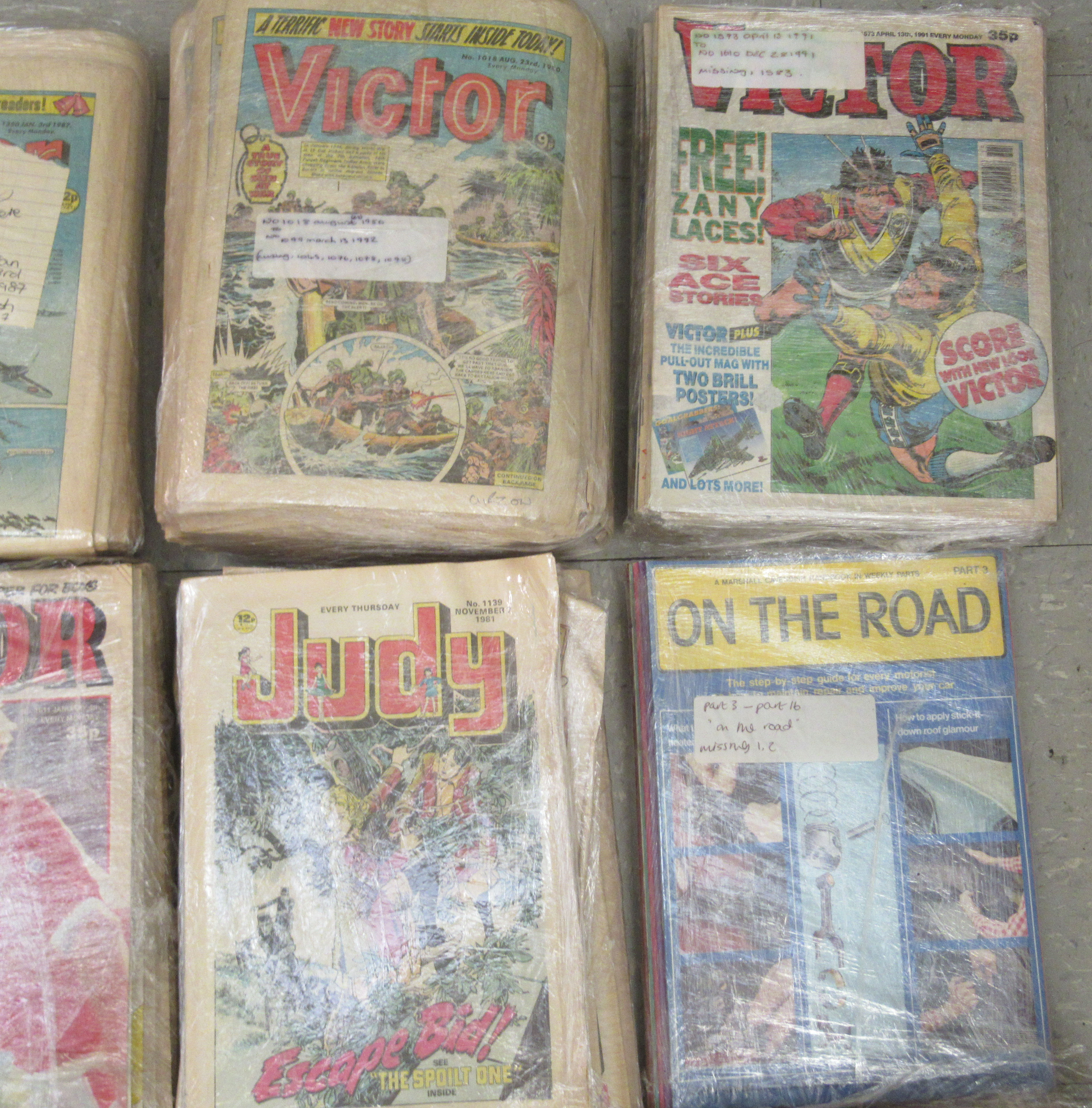 Post World War II comics: to include Victor transformers and Judy editions - Image 3 of 5