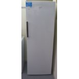 A Beko upright freezer  66''h  23.5''w