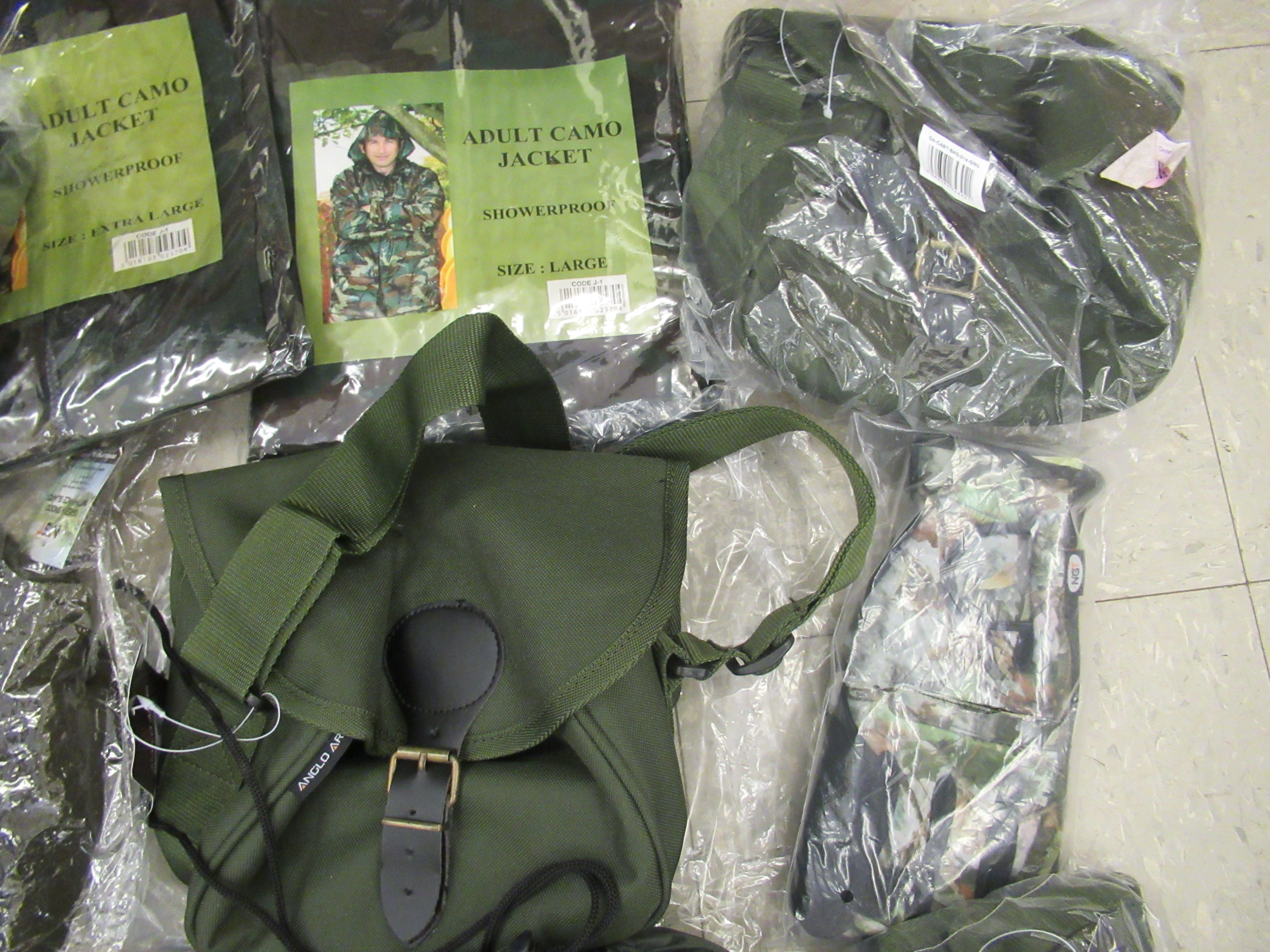Outdoor/survival/angling related items: to include a man's camouflage jacket  size L; and a pair - Image 2 of 5