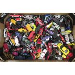 Uncollated diecast model vehicles, delivery, emergency service and sports cars: to include