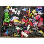Uncollated diecast model vehicles, delivery, emergency service and sports cars: to include