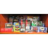 Diecast model vehicles: to include various Landrovers  boxed