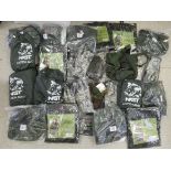 Outdoor/survival/angling related items: to include a man's camouflage jacket  size L; and a pair