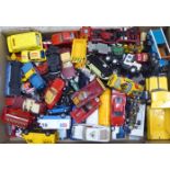 Uncollated diecast model vehicles: to include sports cars, emergency service and vintage delivery,