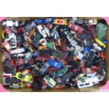 Uncollated diecast model vehicles: to include sports cars, emergency service and vintage delivery,