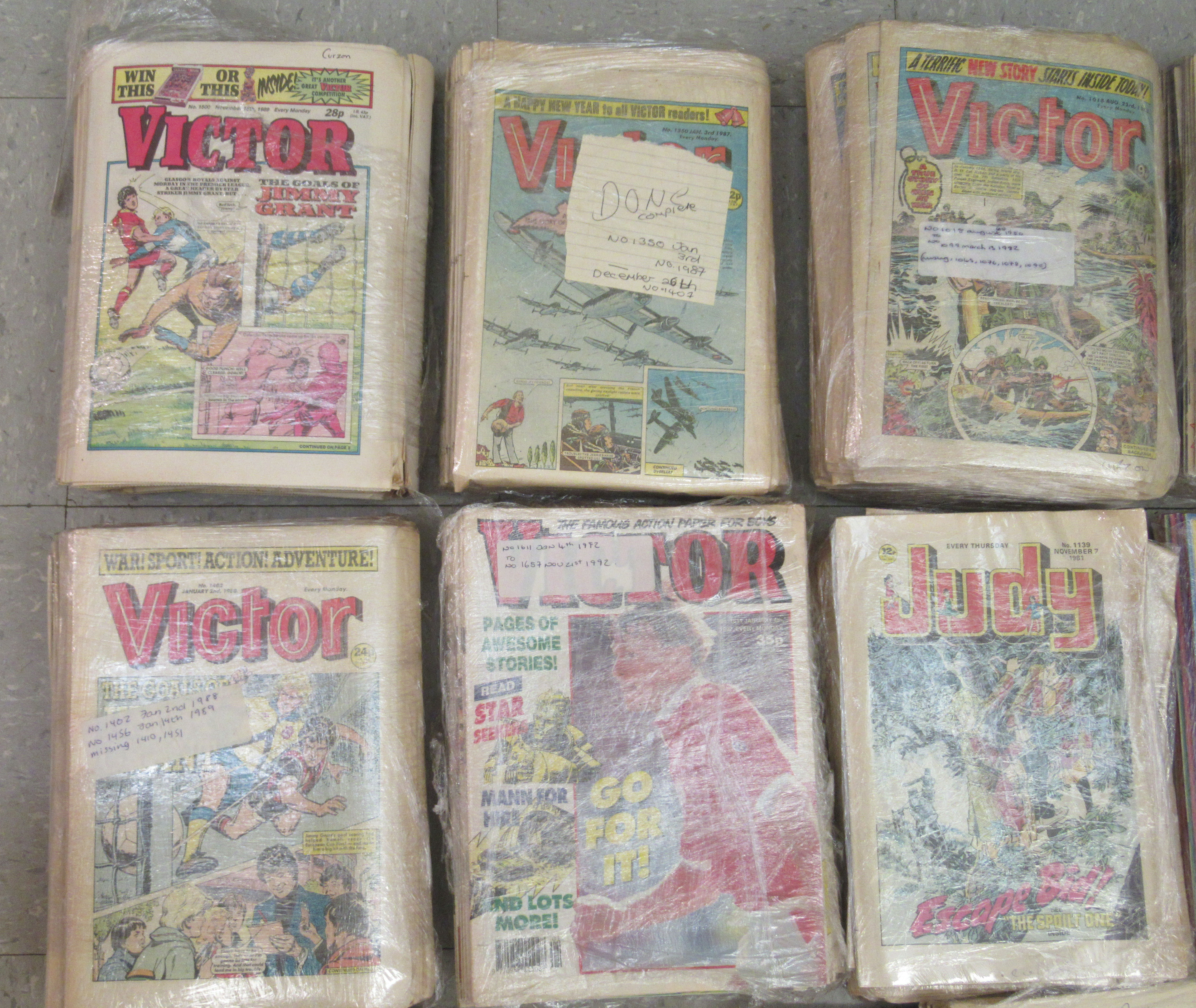 Post World War II comics: to include Victor transformers and Judy editions - Image 2 of 5