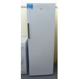 A Beko upright freezer  66''h  23.5''w
