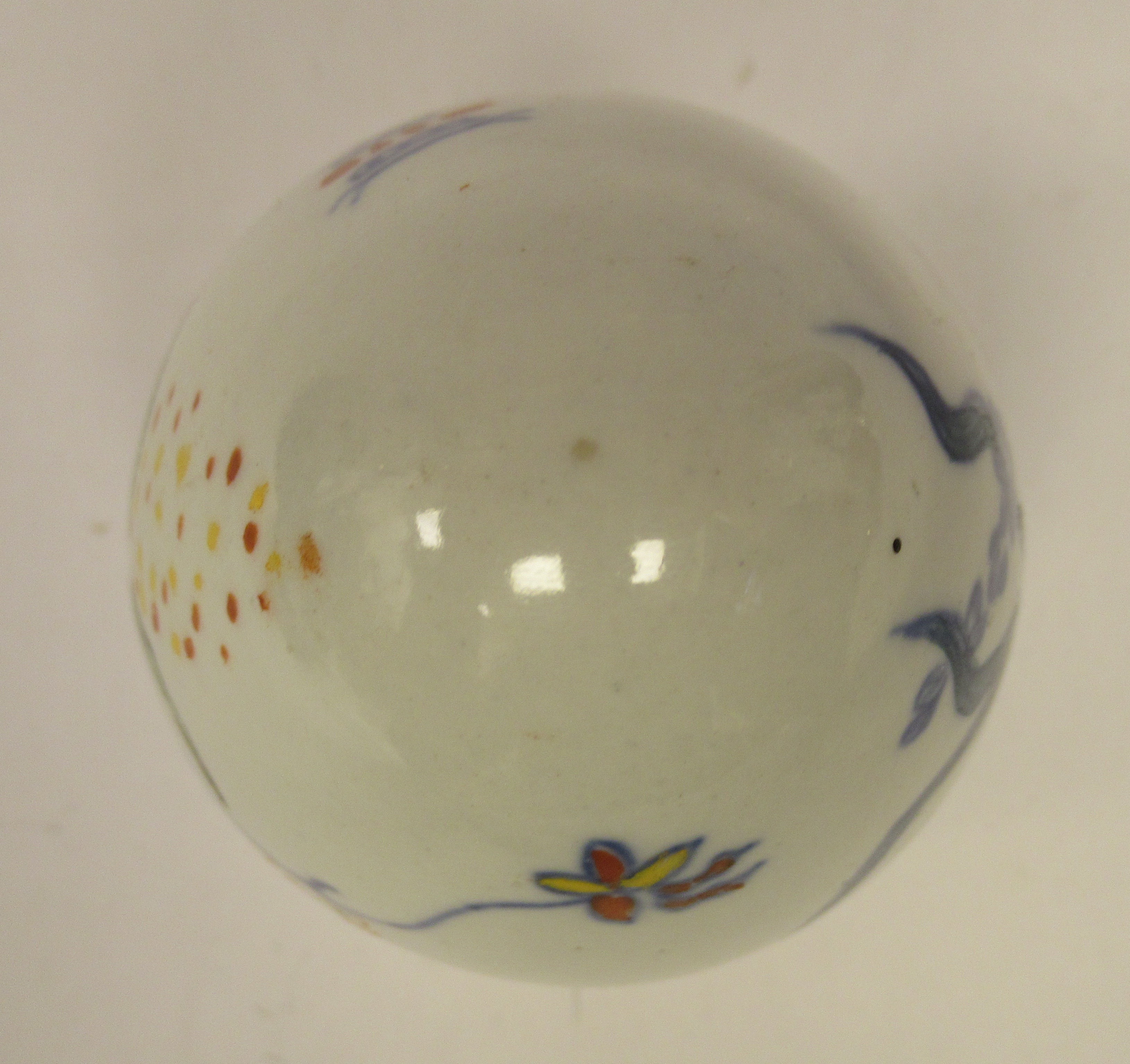 A 20thC Chinese porcelain egg shaped ornament, decorated in Doucai palette with boys at play  4''h - Image 5 of 6