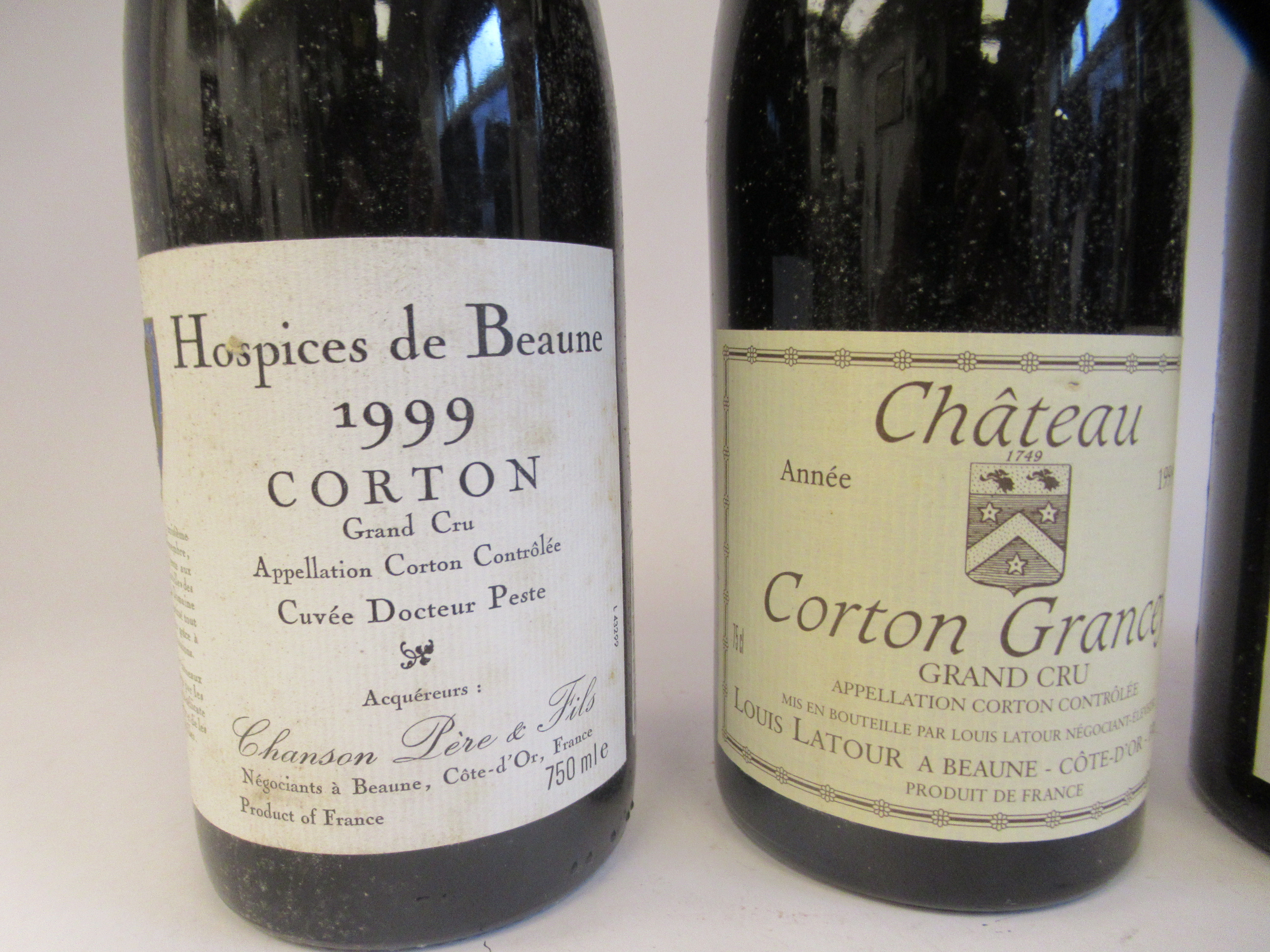 Wine, three bottles of 1999 Chateau Corton; and a magnum of Corton Bressandes Grand Cru - Image 3 of 5
