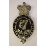 A Royal North Down Rifles plate    (Please Note: this lot is offered subject to the statement made