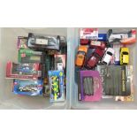 Uncollated diecast model vehicles, sports cars, trucks, emergency service and convertibles: to