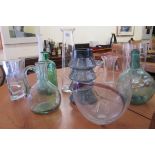 Interior designer glass accessories, mainly vases  various sizes