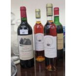 Wine: to include a bottle of 1998 Chateau L'evangile Pomerol