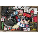 Uncollated diecast model vehicles, sports cars, trucks, emergency service and convertibles: to