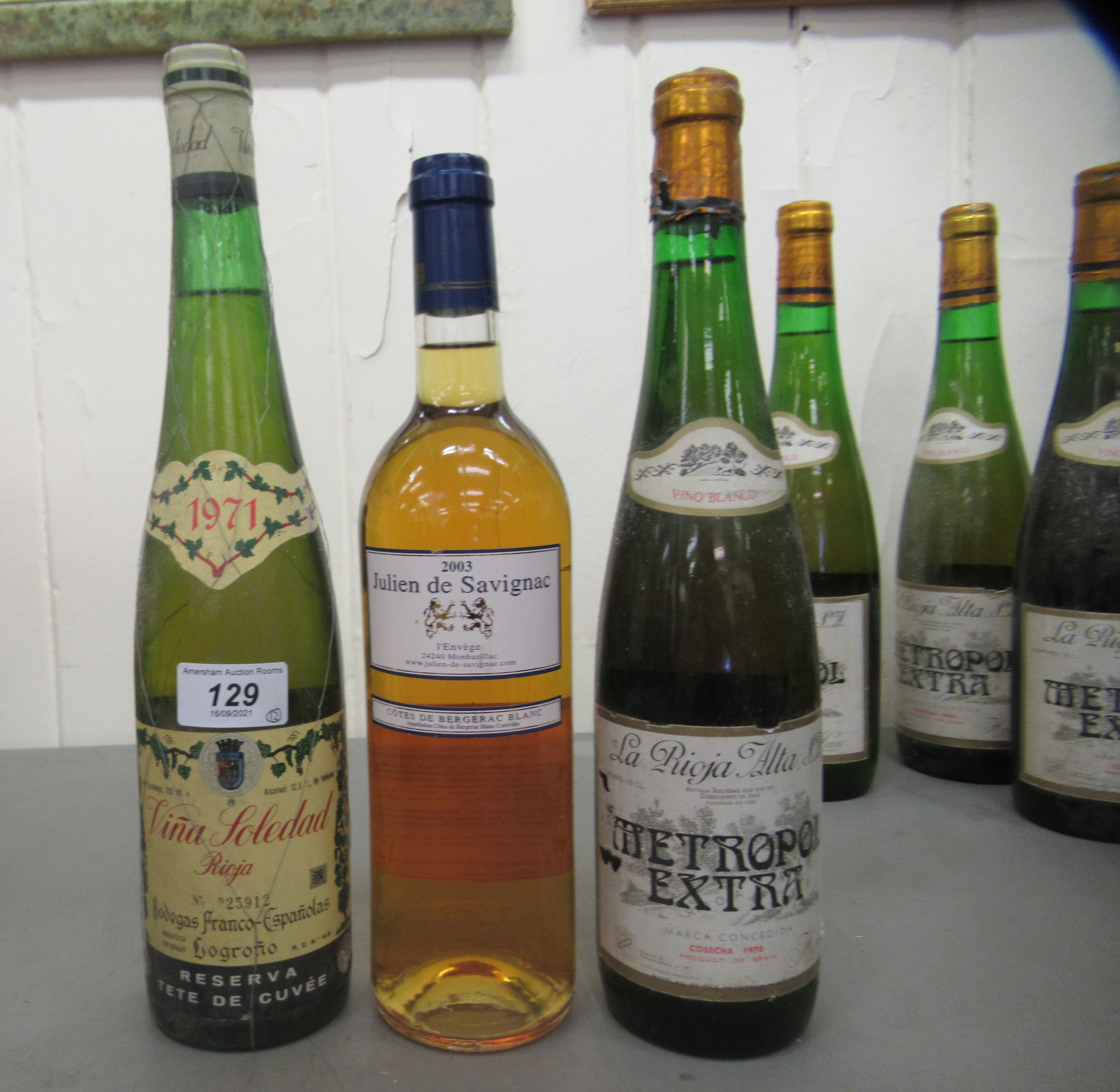 Wine: to include a bottle of 1971 Vina Soledad Rioja - Image 4 of 5